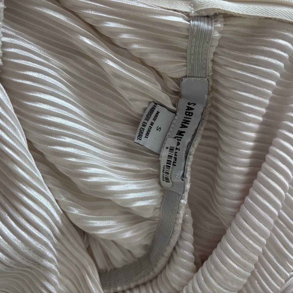 Sabina Ivory Layered Mini Dress - Picture 3 of 8